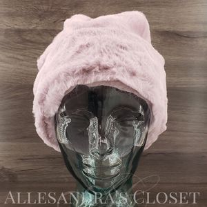 Circus By Sam Edelman Hat Ballet Pink Women's Faux Fur Outdoor Cottagecore
